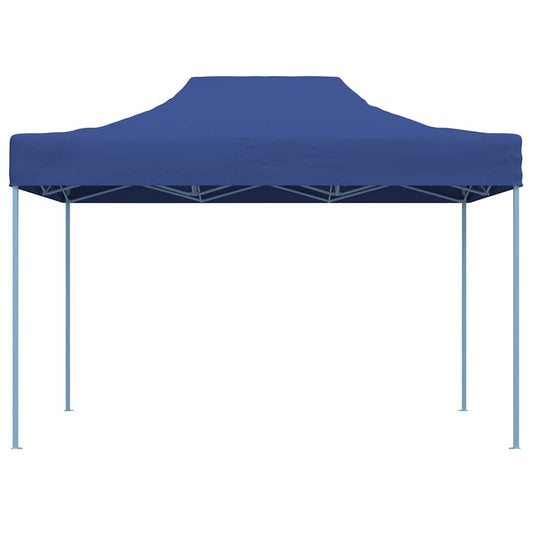 Professional Folding Party Tent 3x4 m Steel Blue Professional Folding Party Tent 3x4 m Steel Blue