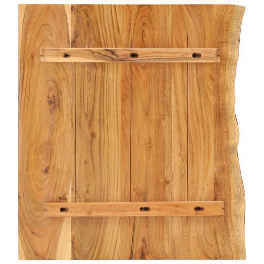 Bathroom Vanity Top Solid Acacia Wood 80x52x3.8 cm Bathroom Vanity Top Solid Acacia Wood 80x52x3.8 cm