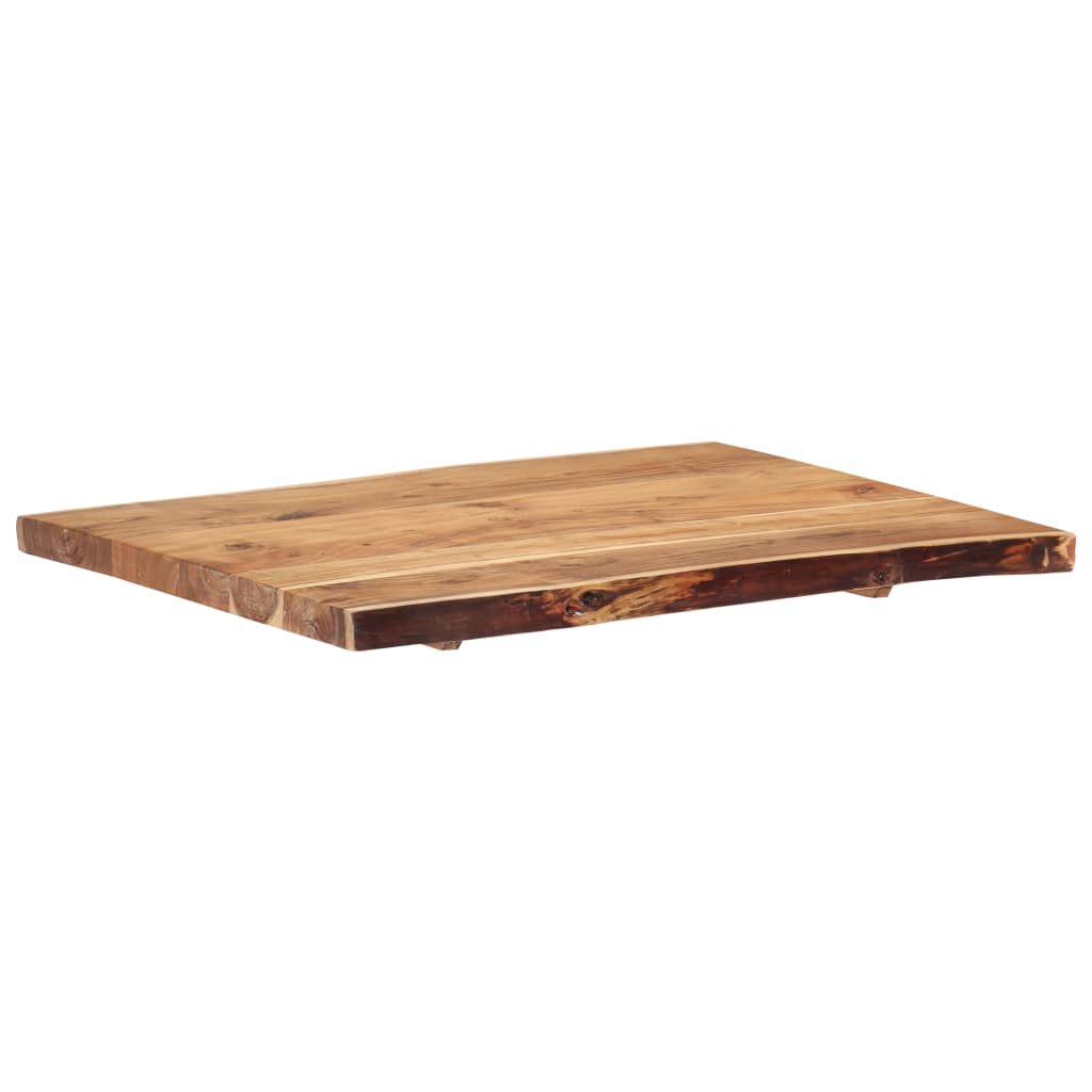 286330 vidaXL Table Top Solid Acacia Wood 80x(50-60)x3,8 cm