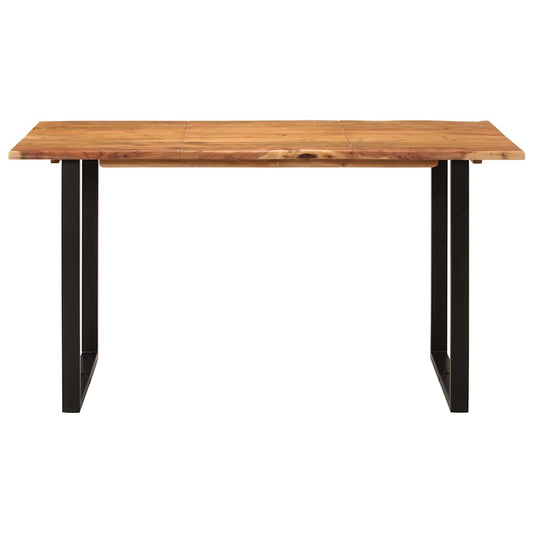 286474 vidaXL Dining Table 140x70x76 cm Solid Acacia Wood 286474 vidaXL Dining Table 140x70x76 cm Solid Acacia Wood