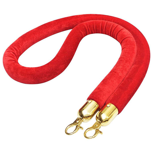 Stanchion Stand Rope Red and Golden Velvet Stanchion Stand Rope Red and Golden Velvet
