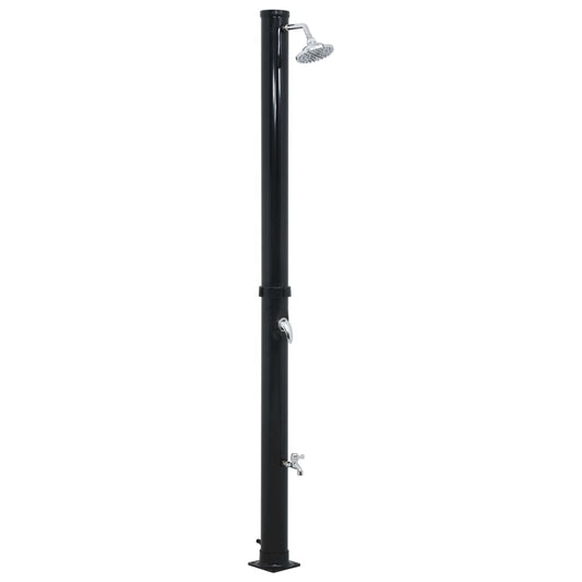 Solar Shower | Black | PVC, ABS, Aluminium | 220 cm height, 15.5 cm base Solar Shower | Black | PVC, ABS, Aluminium | 220 cm height, 15.5 cm base