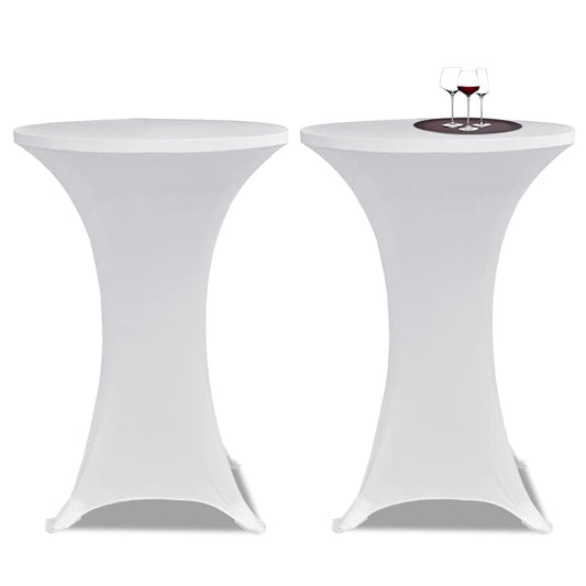 Standing Table Cover Ø60 cm White Stretch 4 pcs Standing Table Cover Ø60 cm White Stretch 4 pcs