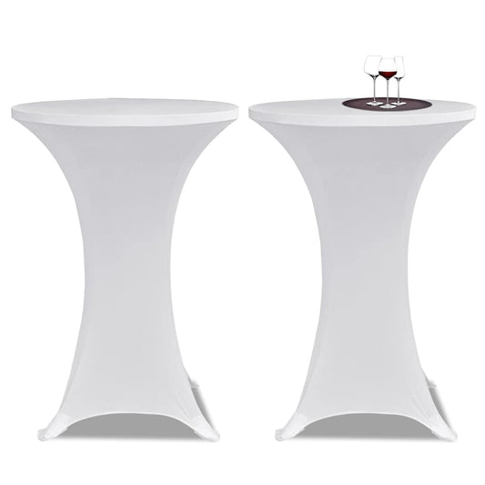 Standing Table Cover Ø70 cm White Stretch 4 pcs Standing Table Cover Ø70 cm White Stretch 4 pcs