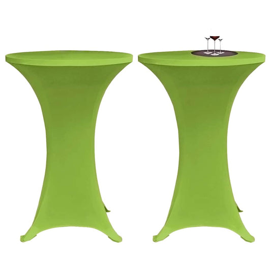 Stretch Table Cover 4 pcs 70 cm Green Stretch Table Cover 4 pcs 70 cm Green