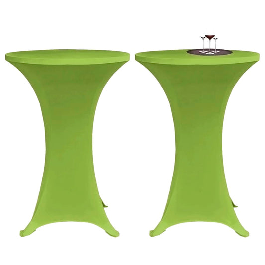 Stretch Table Cover 4 pcs 80 cm Green Stretch Table Cover 4 pcs 80 cm Green