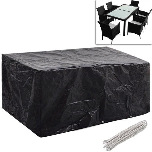 Garden Furniture Covers 2pcs 6 Person Poly Rattan 240x140cm Garden Furniture Covers 2pcs 6 Person Poly Rattan 240x140cm