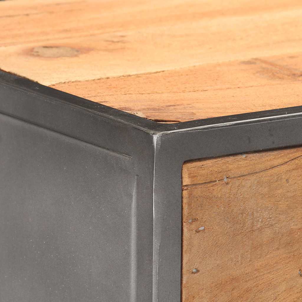Drawer Cabinet 45x30x100 cm Solid Reclaimed Wood
