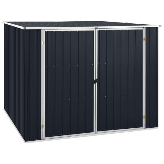 Garden Shed Anthracite 195x198x159 cm Galvanised Steel Garden Shed Anthracite 195x198x159 cm Galvanised Steel