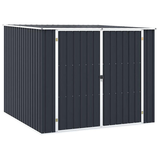 46255 vidaXL Garden Shed Anthracite 195x198x159 cm Galvanised Steel 46255 vidaXL Garden Shed Anthracite 195x198x159 cm Galvanised Steel