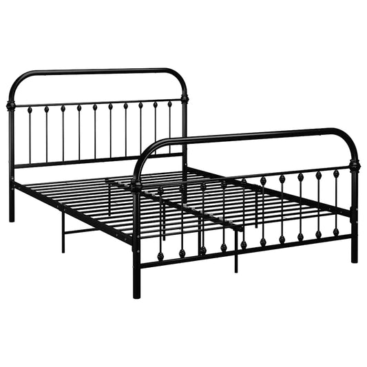 284500 vidaXL Bed Frame without Mattress Black Metal 120x200 cm 284500 vidaXL Bed Frame without Mattress Black Metal 120x200 cm
