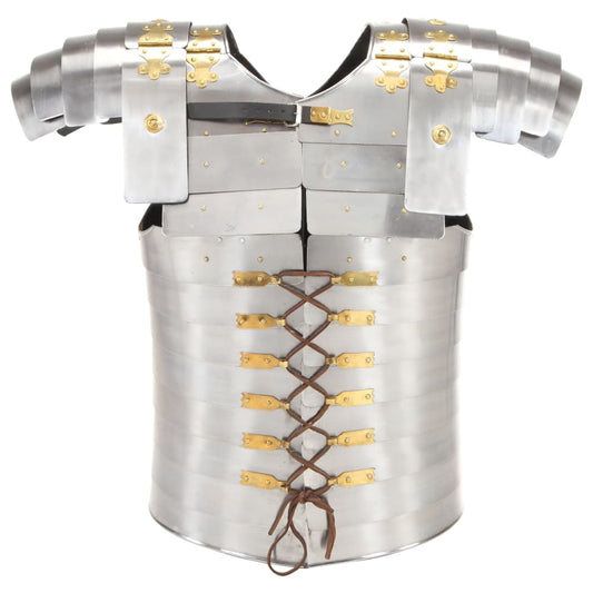 Roman Soldier Body Armour Replica LARP Silver Steel Roman Soldier Body Armour Replica LARP Silver Steel