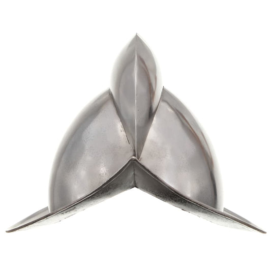 Medieval Knight Helmet Antique Replica LARP Silver Steel Medieval Knight Helmet Antique Replica LARP Silver Steel