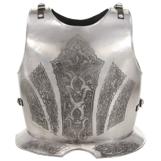 Medieval Knight Body Armour Cuirass Replica LARP Silver Steel Medieval Knight Body Armour Cuirass Replica LARP Silver Steel
