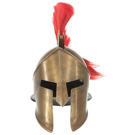 Greek Warrior Helmet Antique Replica LARP Brass Steel Greek Warrior Helmet Antique Replica LARP Brass Steel