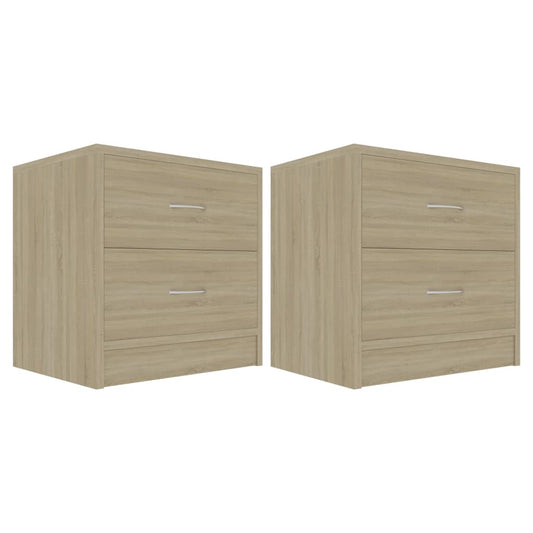 Bedside Cabinets 2 pcs Sonoma Oak 40x30x40 cm Engineered Wood Bedside Cabinets 2 pcs Sonoma Oak 40x30x40 cm Engineered Wood
