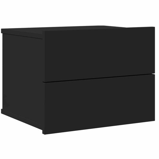 801055 vidaXL Bedside Cabinet Black 40x30x30 cm Engineered Wood 801055 vidaXL Bedside Cabinet Black 40x30x30 cm Engineered Wood
