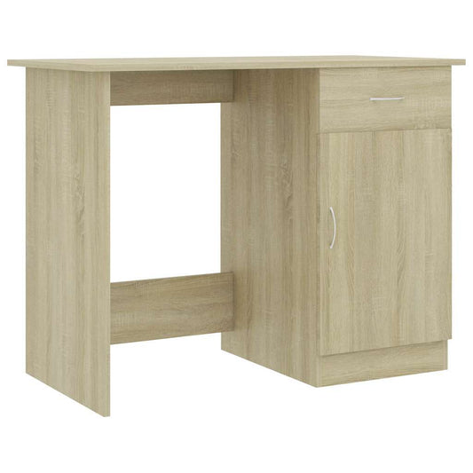 801083 vidaXL Desk Sonoma Oak 100x50x76 cm Engineered Wood 801083 vidaXL Desk Sonoma Oak 100x50x76 cm Engineered Wood