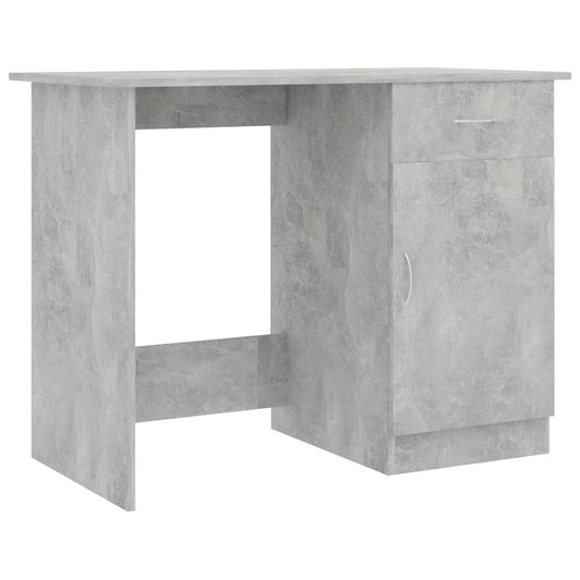 Desk Concrete Grey 100x50x76 cm Engineered Wood Desk Concrete Grey 100x50x76 cm Engineered Wood