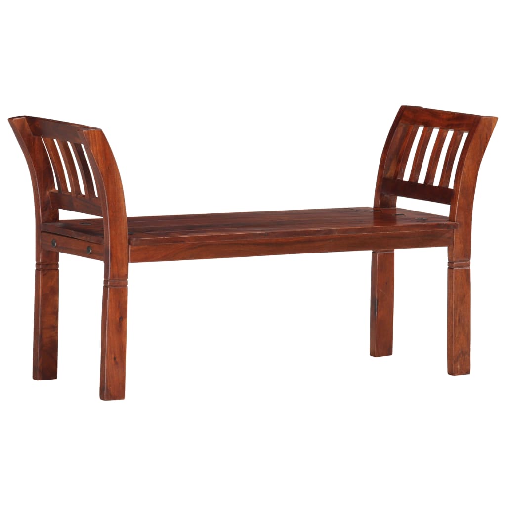 Bench 111 cm Solid Acacia Wood