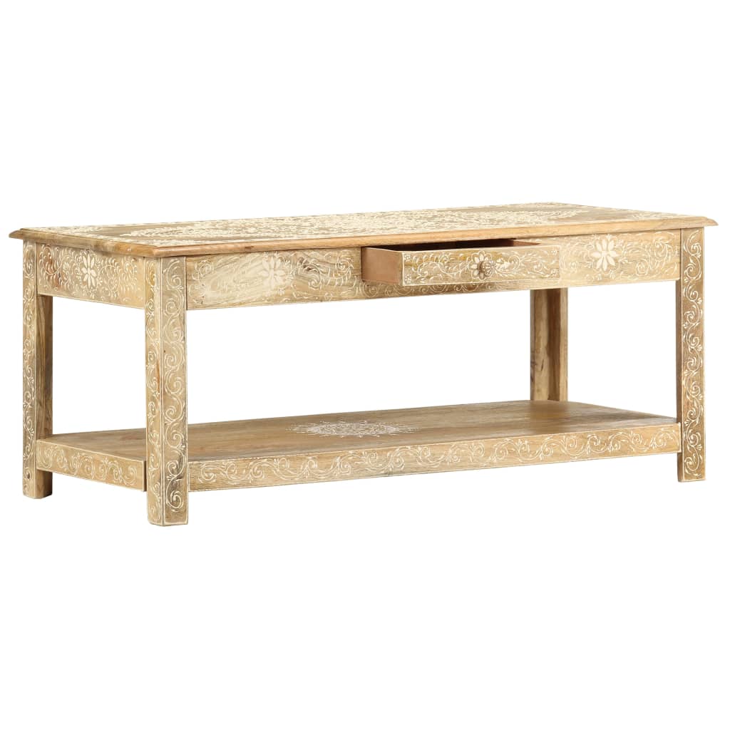 Coffee Table | Brown | Solid mango wood | 110x50x45 cm | Coffee Table