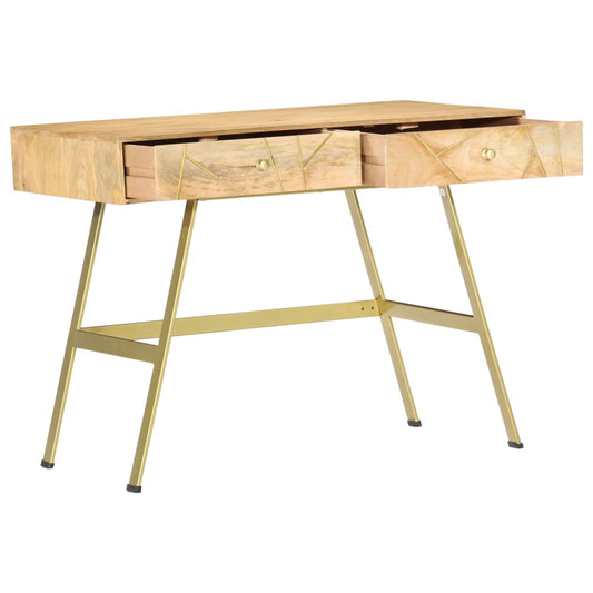Writing Desk with Drawers 100x55x75 cm Solid Mango Wood Writing Desk with Drawers 100x55x75 cm Solid Mango Wood
