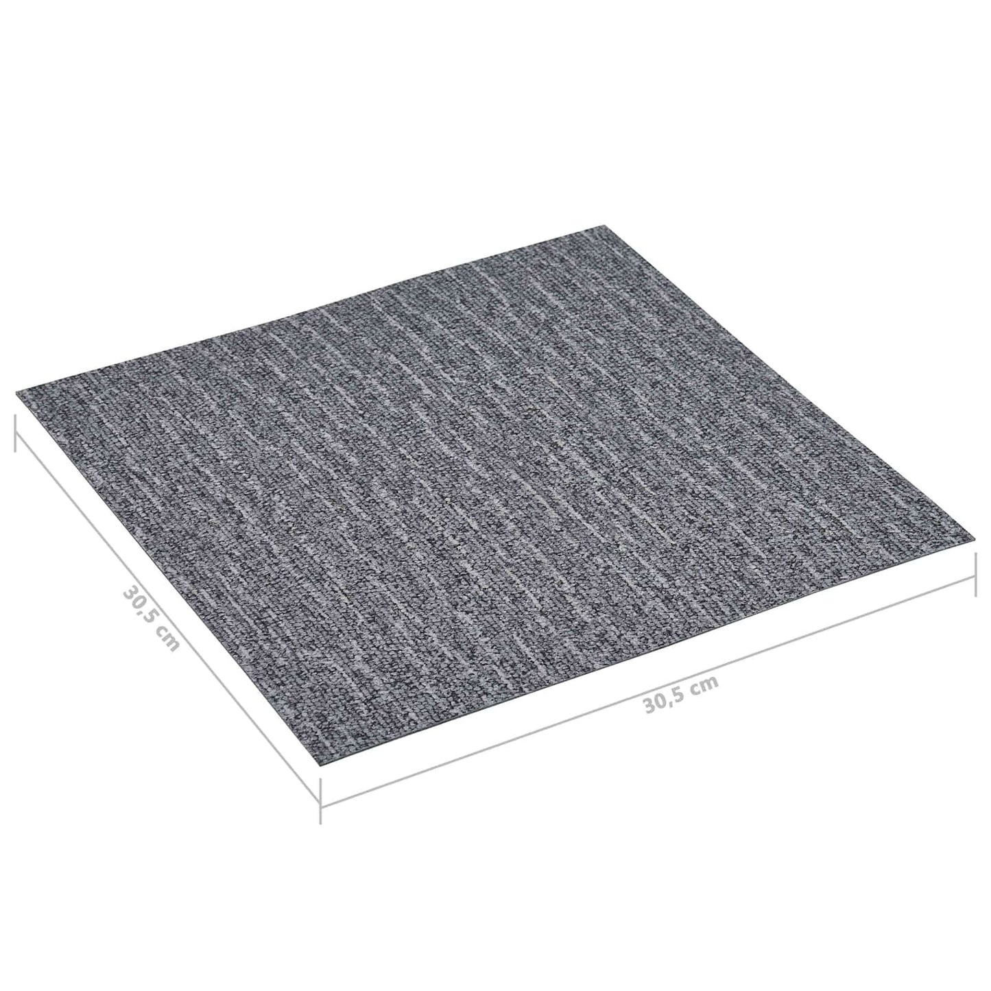 Flooring Planks 5.11 m² 55 pcs PVC White and Grey
