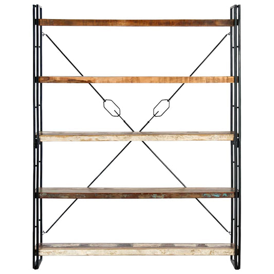 5-Tier Bookcase 140x30x180 cm Solid Reclaimed Wood 5-Tier Bookcase 140x30x180 cm Solid Reclaimed Wood