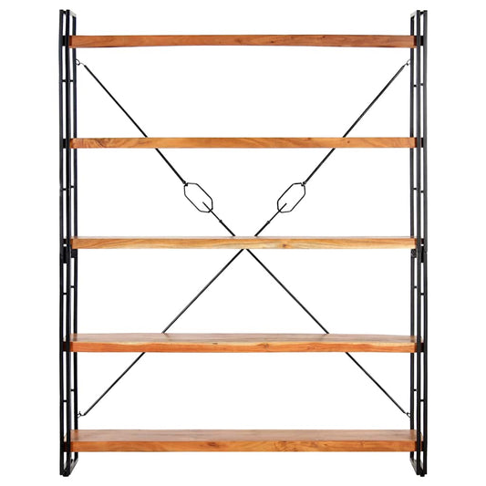 5-Tier Bookcase 140x30x180 cm Solid Acacia Wood 5-Tier Bookcase 140x30x180 cm Solid Acacia Wood