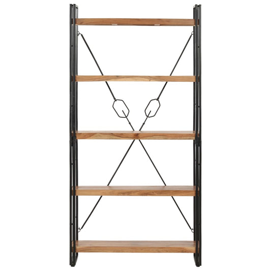 5-Tier Bookcase 90x30x180 cm Solid Acacia Wood 5-Tier Bookcase 90x30x180 cm Solid Acacia Wood