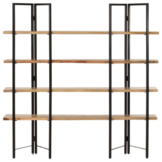 4-Tier Bookcase 160x35x160 cm Solid Mango Wood 4-Tier Bookcase 160x35x160 cm Solid Mango Wood