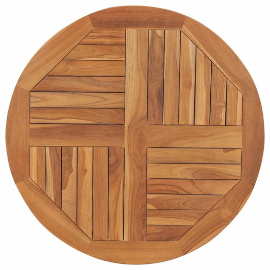Table Top Solid Teak Wood Round 2.5 cm 80 cm Table Top Solid Teak Wood Round 2.5 cm 80 cm