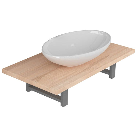 Bathroom Furniture Set | Oak | Engineered wood | Standard Bathroom Furniture Set | Oak | Engineered wood | Standard