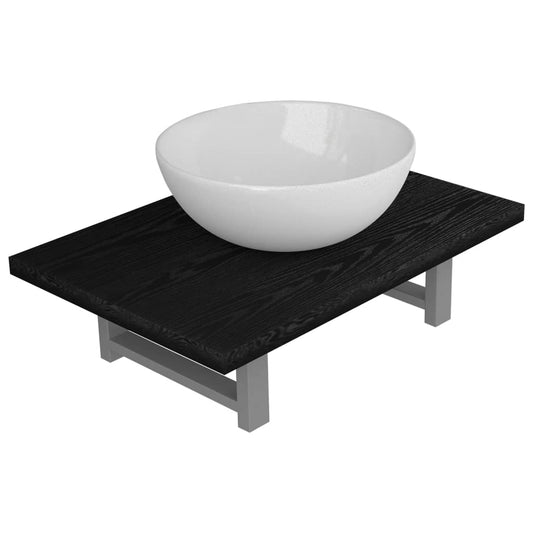 Bathroom Furniture Set | Black, White Bathroom Furniture Set | Black, White