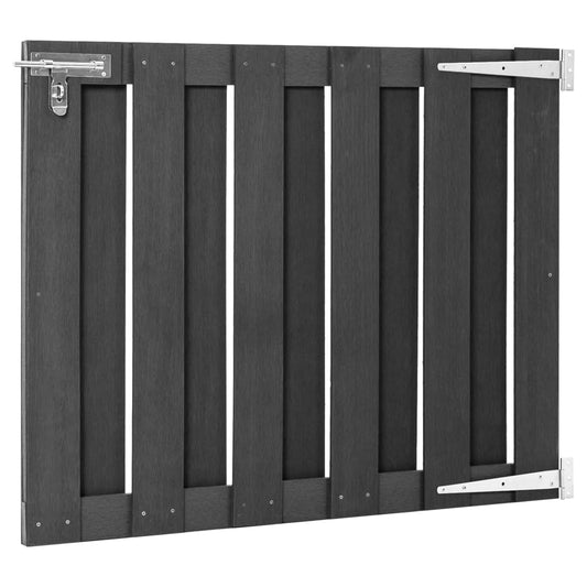 49082 vidaXL Garden Gate WPC 100x80 cm Grey 49082 vidaXL Garden Gate WPC 100x80 cm Grey