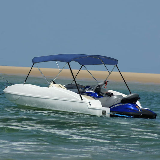 3 Bow Bimini Top Blue 183x140x137 cm 3 Bow Bimini Top Blue 183x140x137 cm