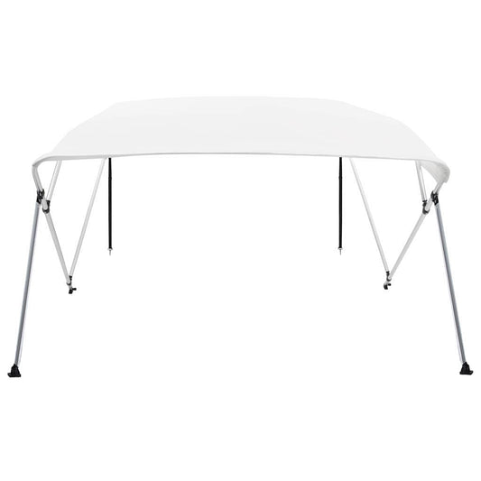 92367 vidaXL 4 Bow Bimini Top White 243x180x137 cm 92367 vidaXL 4 Bow Bimini Top White 243x180x137 cm