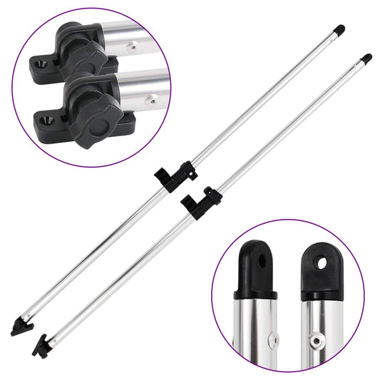Bimini Top Support Poles 2 pcs Aluminium Bimini Top Support Poles 2 pcs Aluminium