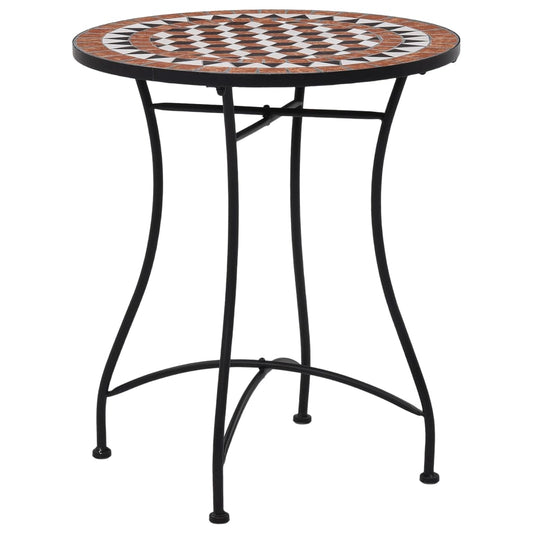 Mosaic Bistro Set | Terracotta | Powder-coated iron, ceramic tile Mosaic Bistro Set | Terracotta | Powder-coated iron, ceramic tile