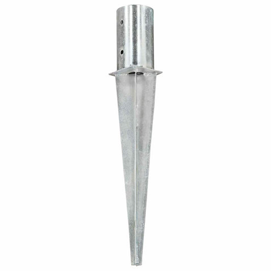 145430 vidaXL Ground Spikes 6 pcs Silver 8x61 cm Galvanised Steel 145430 vidaXL Ground Spikes 6 pcs Silver 8x61 cm Galvanised Steel