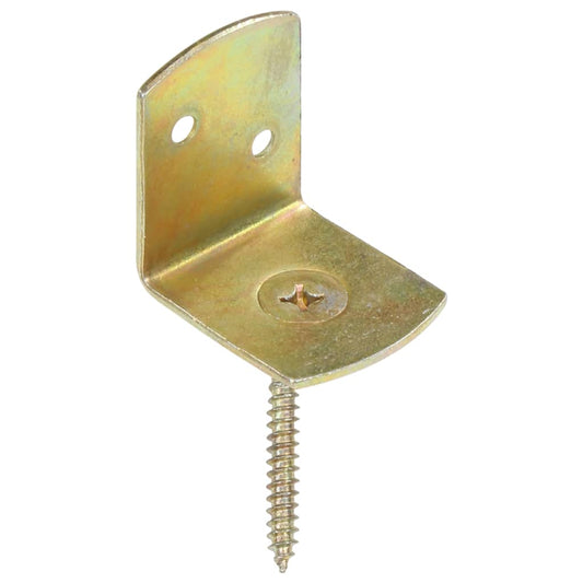 Fence Panel Brackets 4 pcs L Shaped Galvanised Metal Fence Panel Brackets 4 pcs L Shaped Galvanised Metal
