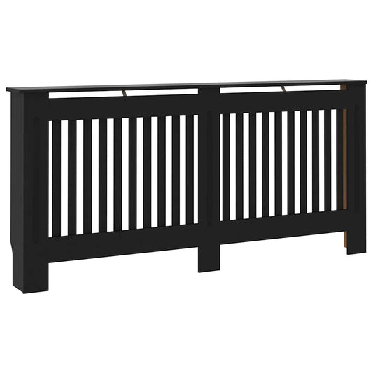 Radiator Cover Black 172x19x81.5 cm Engineered Wood Radiator Cover Black 172x19x81.5 cm Engineered Wood