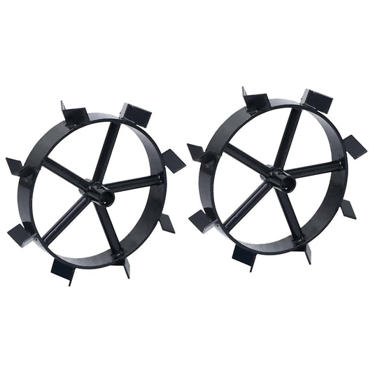 Metal Wheels for 6,5 HP Petrol Tiller 2 pcs Metal Wheels for 6,5 HP Petrol Tiller 2 pcs
