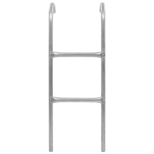 2-Step Trampoline Ladder Steel Silver 102.6 cm 2-Step Trampoline Ladder Steel Silver 102.6 cm