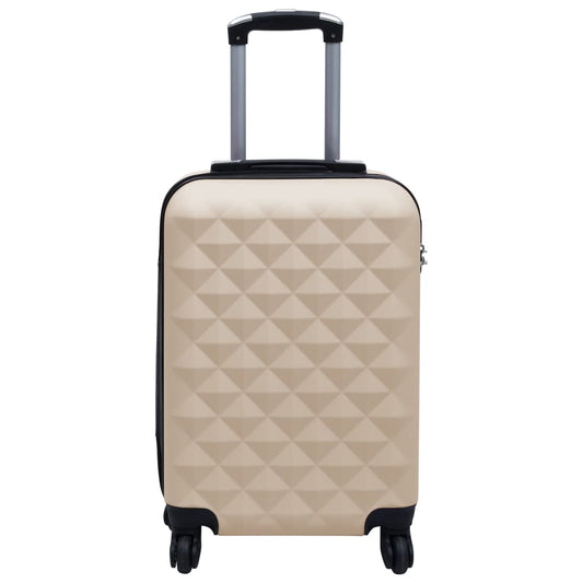 92421 vidaXL Hardcase Trolley Gold ABS 92421 vidaXL Hardcase Trolley Gold ABS