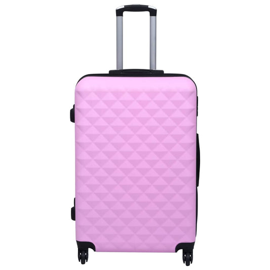 Hardcase Trolley Set 2 pcs Pink ABS Hardcase Trolley Set 2 pcs Pink ABS