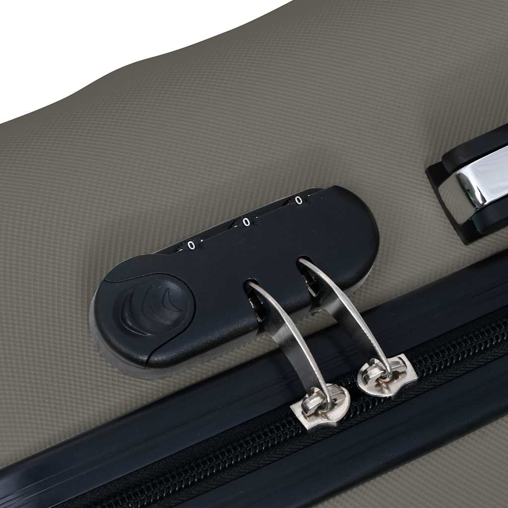 92432 vidaXL Hardcase Trolley Set 2 pcs Anthracite ABS