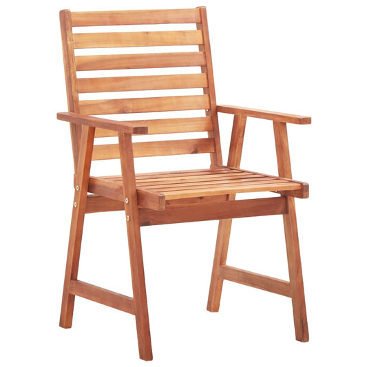 Outdoor Dining Chairs 4 pcs Solid Acacia Wood Outdoor Dining Chairs 4 pcs Solid Acacia Wood