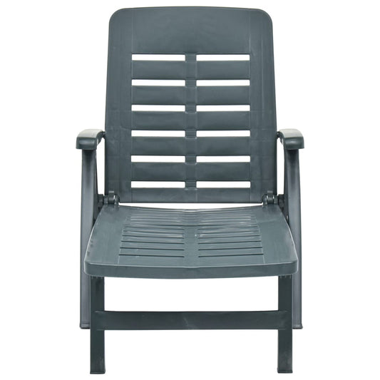 Sunlounger | Green | Plastic | One-size | Foldable | Sun Lounger Sunlounger | Green | Plastic | One-size | Foldable | Sun Lounger