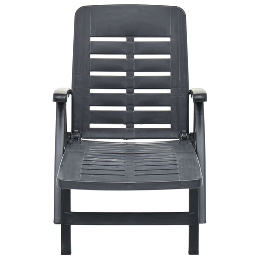 Sunlounger | Anthracite | Plastic | Standard | Foldable Sunlounger | Anthracite | Plastic | Standard | Foldable